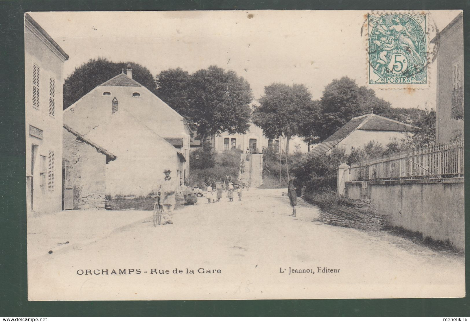 CP - 39 - Orchamps - Rue De La Gare - Autres & Non Classés