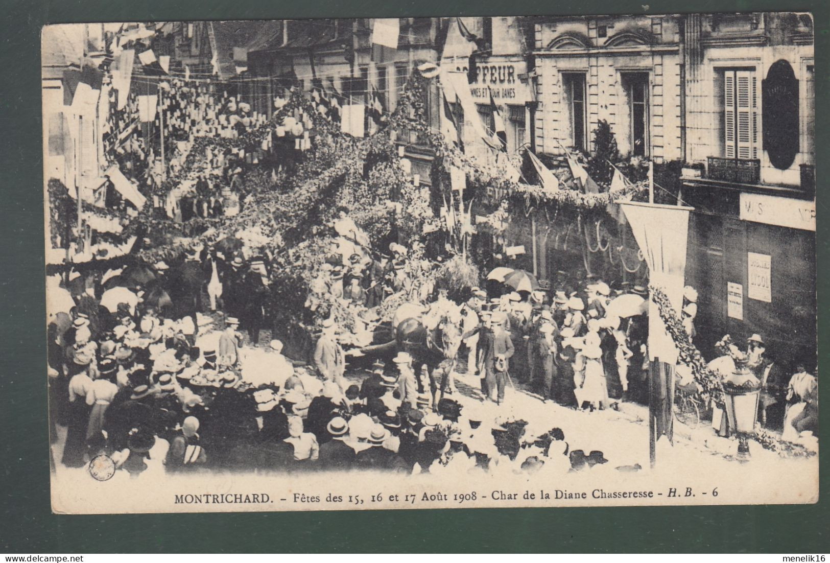 CP - 41 Montrichard - Fête Des 15,16 Et 17 Août 1909 - Char De La Diane Chasseresse - Montrichard