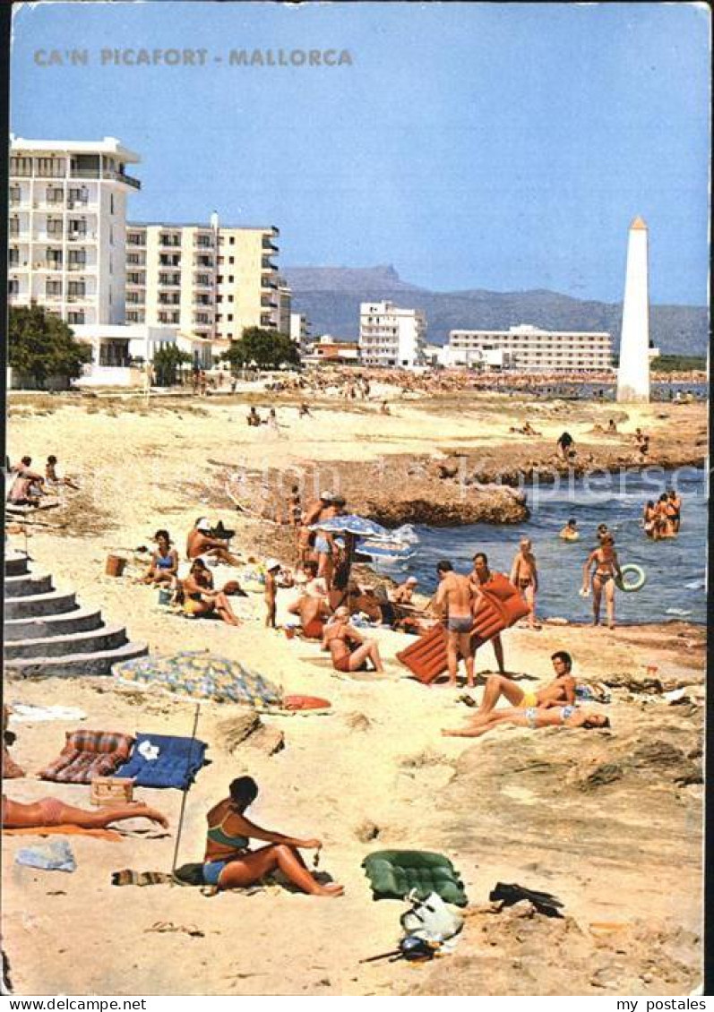 72614709 Can Picafort Mallorca Strandpartie Spanien - Autres & Non Classés
