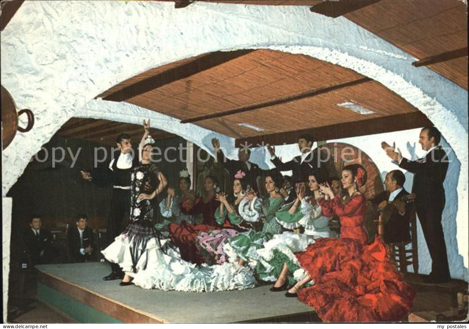 72614687 Torremolinos El Jaleo Gran Cuadro Flamenco Malaga Costa Del Sol - Autres & Non Classés