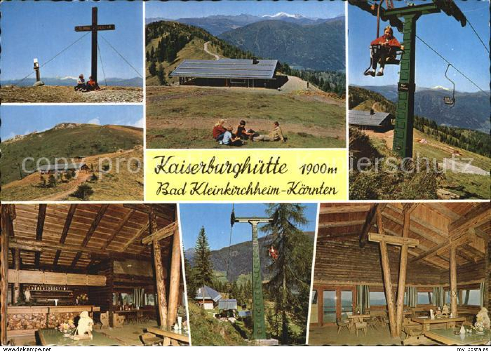 72614605 Bad Kleinkirchheim Kaernten Gipfelkreuz Kaiserburghuette Sessellift Kle - Autres & Non Classés