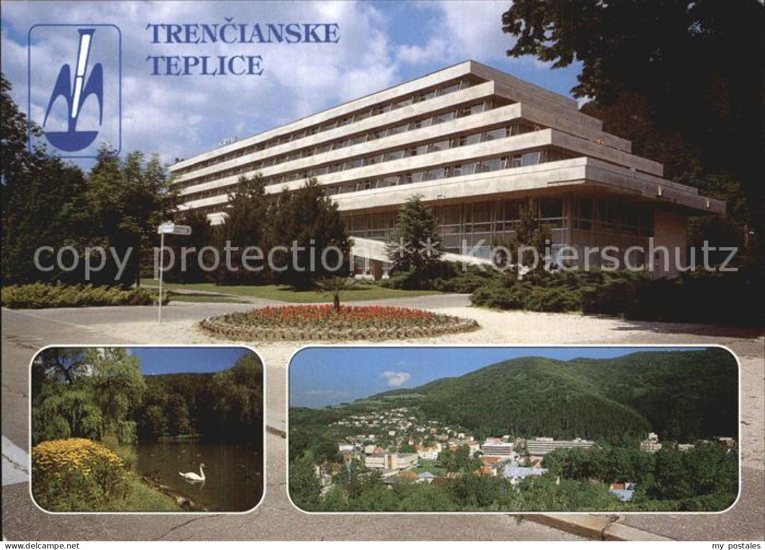 72614586 Trencianske Teplice Liecebny Dom Krym Kupelny Park Pohlad Na Kupelny Ar - Slovakia