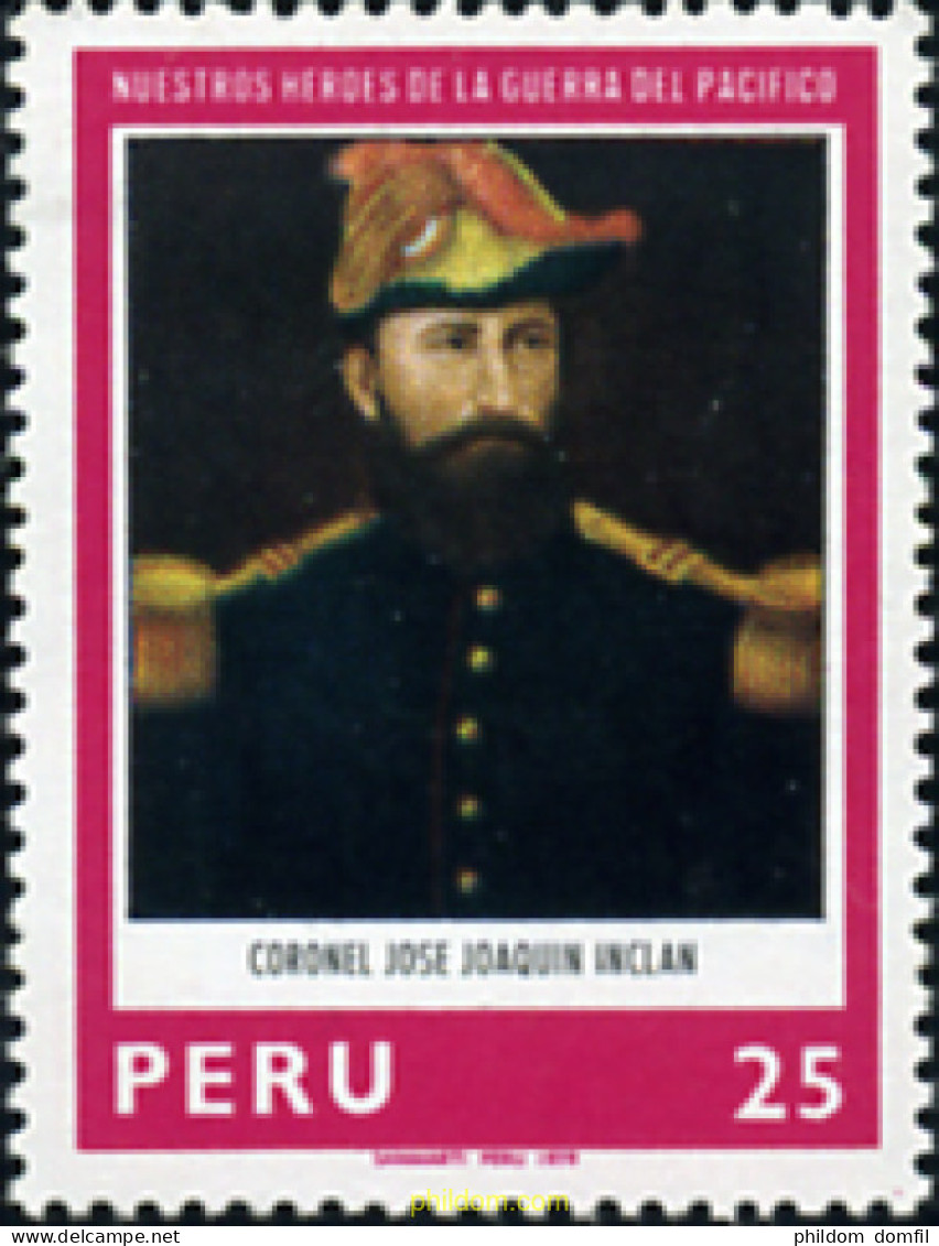 351258 MNH PERU 1979 NUESTROS HEROES DE LA GUERRA DEL PACIFICO - Peru