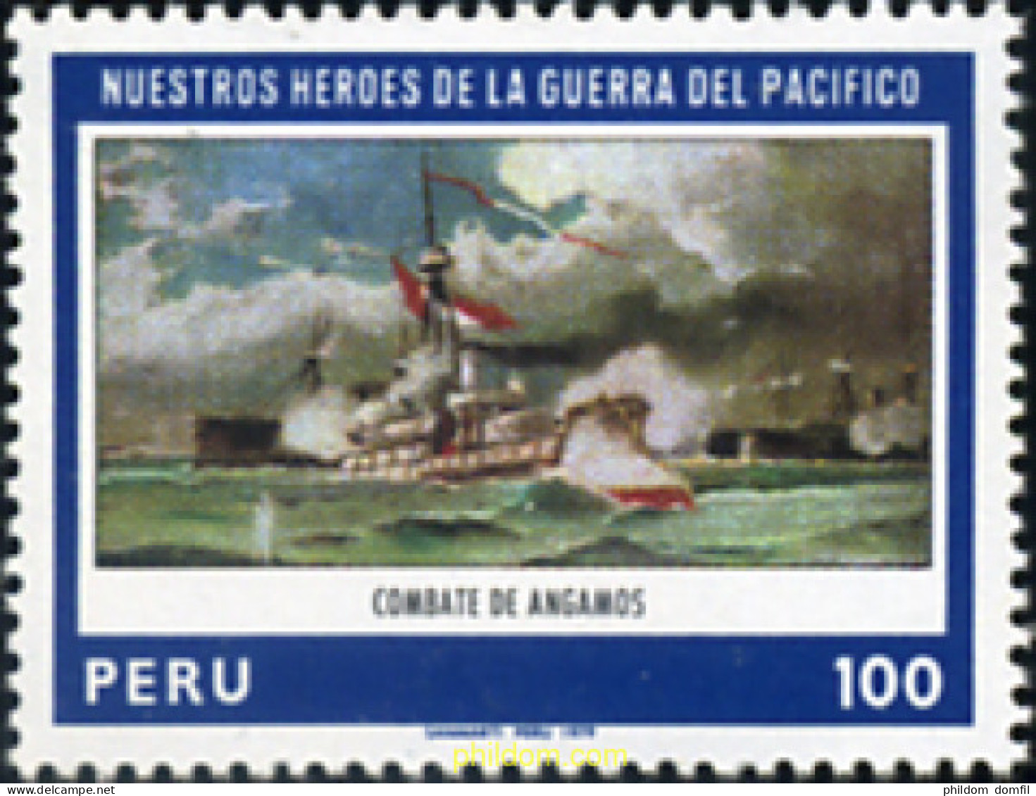 351257 MNH PERU 1979 NUESTROS HEROES DE LA GUERRA DEL PACIFICO - Peru