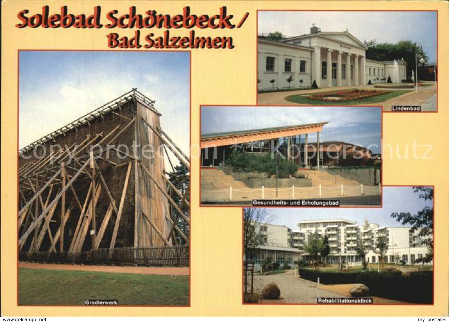 72614495 Bad Salzelmen Solebad Schoenebeck Gradierwerk Lindenbad Erholungsbad Re - Schönebeck (Elbe)