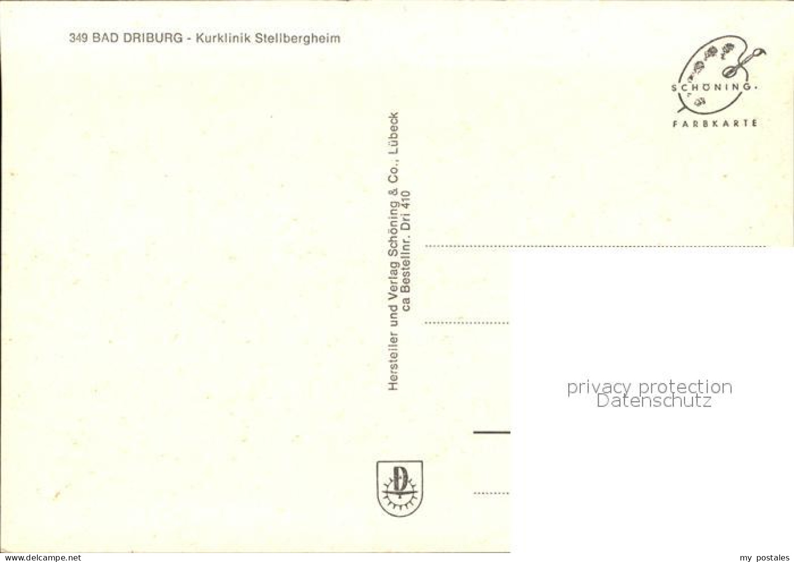 72614485 Bad Driburg Kurklinik Stellbergheim Alhausen - Bad Driburg