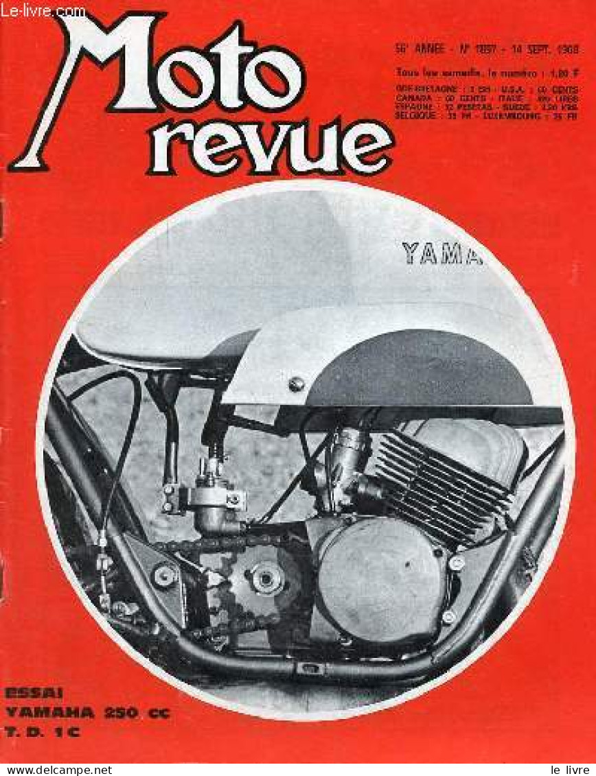 Moto Revue N°1897 14 Sept.1968 - Premieres Photos De L'IFMA A Cologne - La Cardani Deja Deux Ans De Travail - Histoire D - Other Magazines