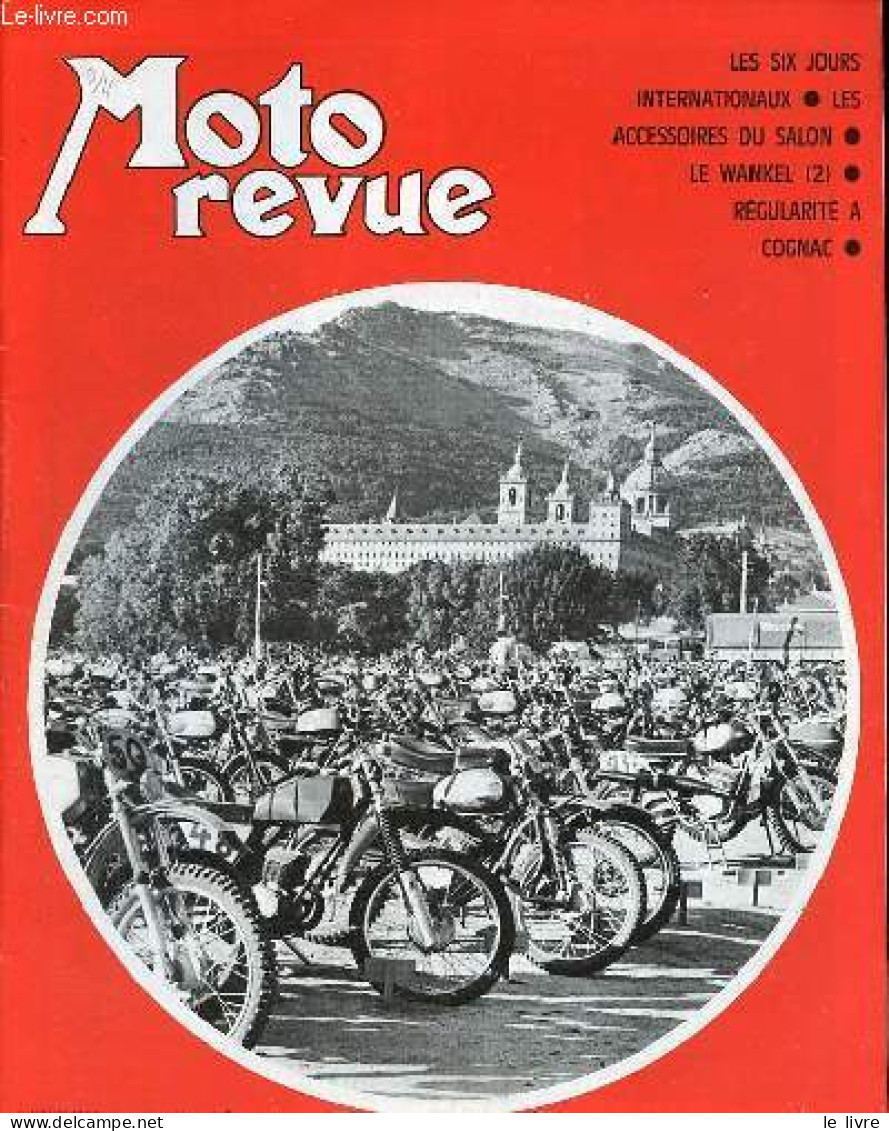 Moto Revue N°2001 7 Novembre 1970 - Le Parc Des 6 Jours Devant L'escurial - Finale Du Casque Total Au Mans J.F.Dottori B - Andere Magazine