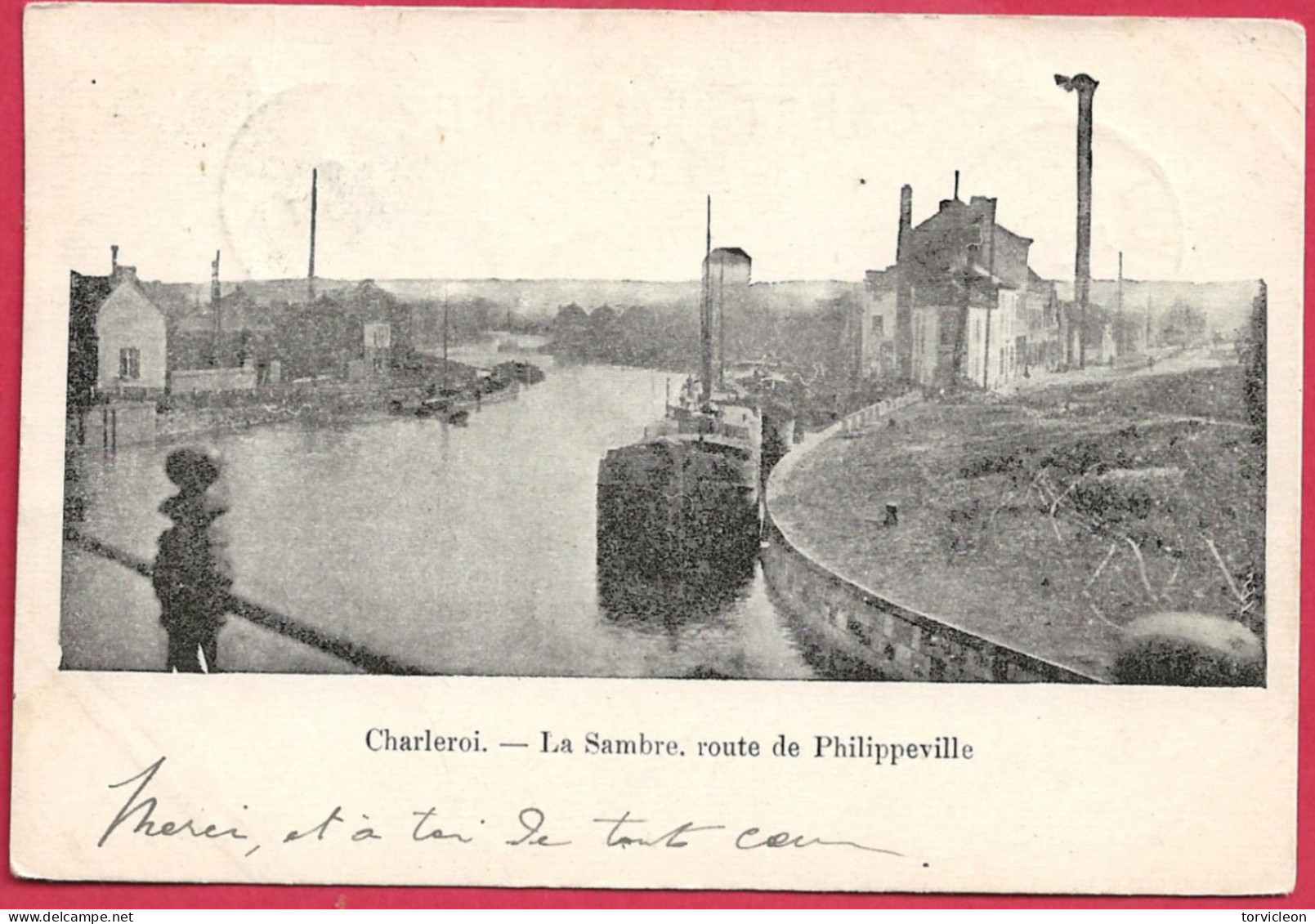 C.P. Charleroi   = La  Sambre  Route  De Philippeville - Charleroi