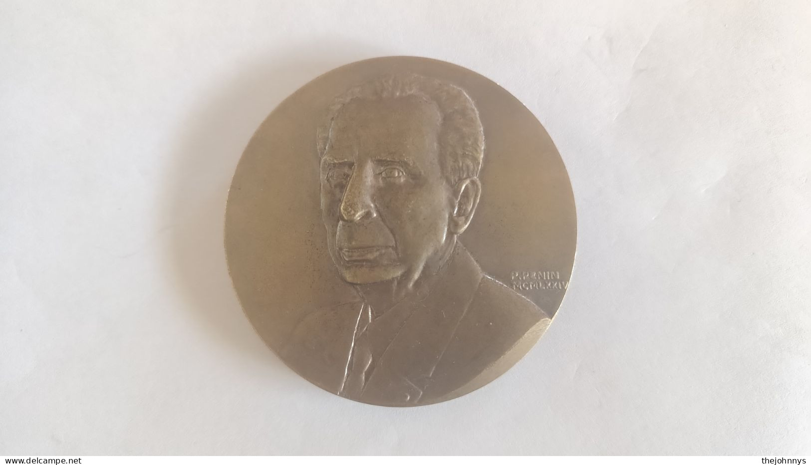 RARE : Médaille Professeur Marcel Levrat 65 Mm 131 G Bronze - Autres & Non Classés