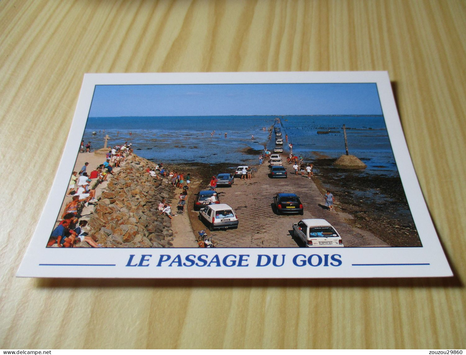 Ile De Noirmoutier (85).Le Passage Du Gois - Carte Animée. - Ile De Noirmoutier