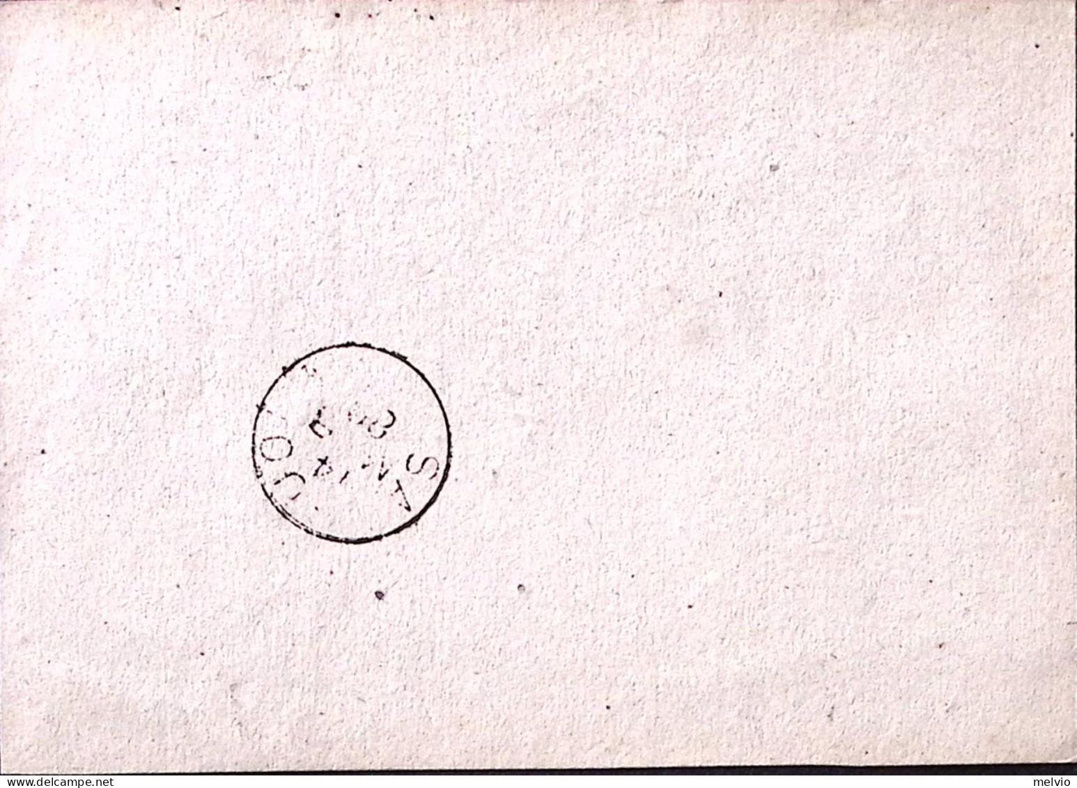1880-SERVIZI Sopr. C. 2/10,00 (36) Isolato Su Avviso Di Passaggio Milano (13.3) - Poststempel