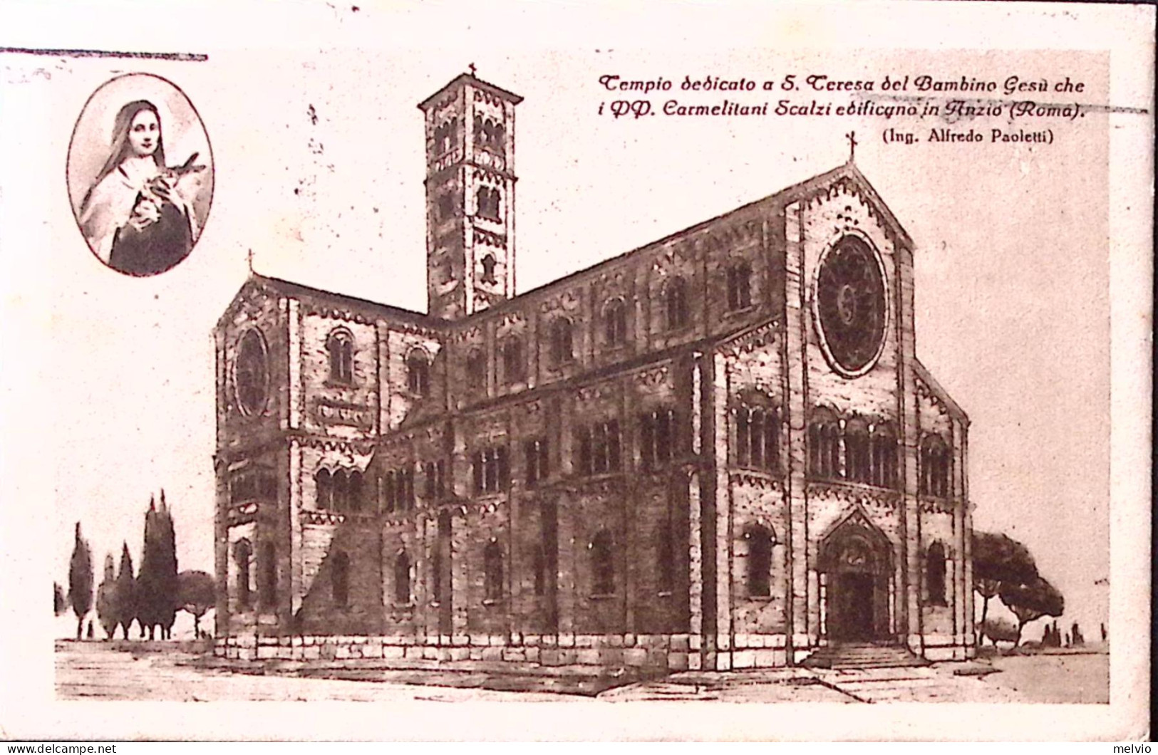 1927-S. FRANCESCO C. 20 (192) Isolato Su Cartolina Roma (6.6) - Other & Unclassified