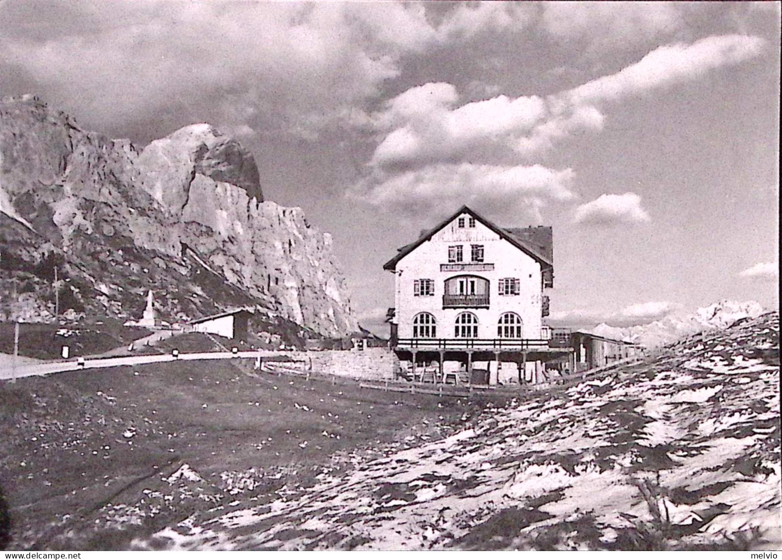 1953-PASSO FALSAREGO Albergo Viaggiata Cortina (30.7) - Hotels & Restaurants