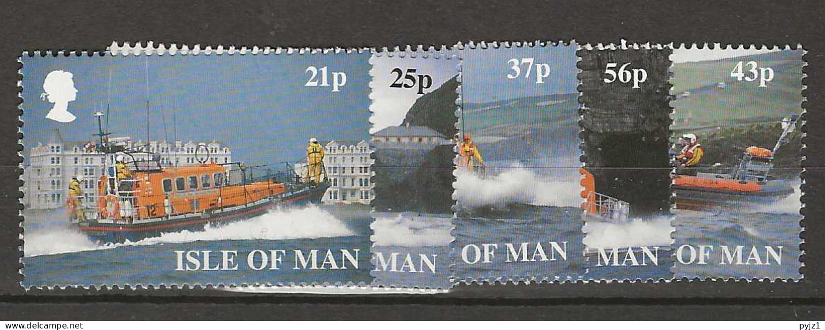 1999 MNH Isle Of Man Mi 791-95 Postfris** - Man (Ile De)