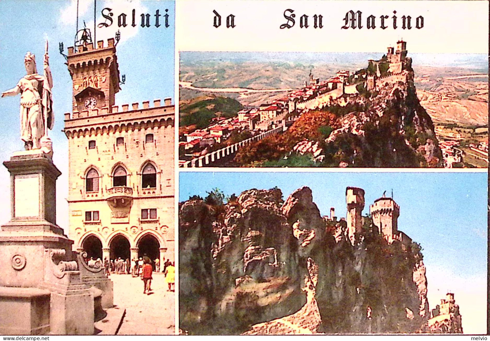 1973-S. MARINO Convegno Associazione Italiana EX INTERNATI (25.4) Annullo Specia - Lettres & Documents