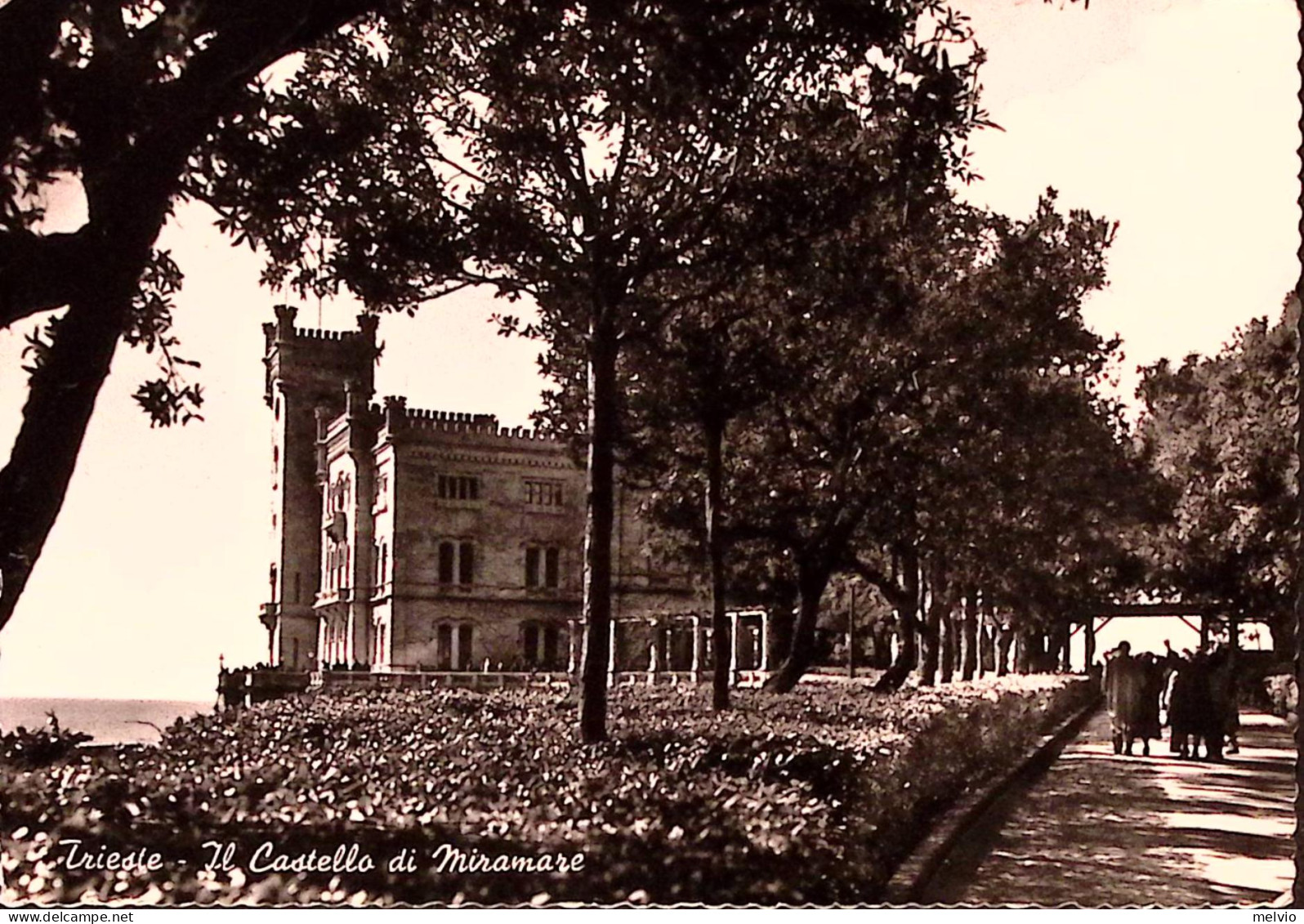 1962-TRIESTE Il Castello Di Miramare Viaggiata - Trieste