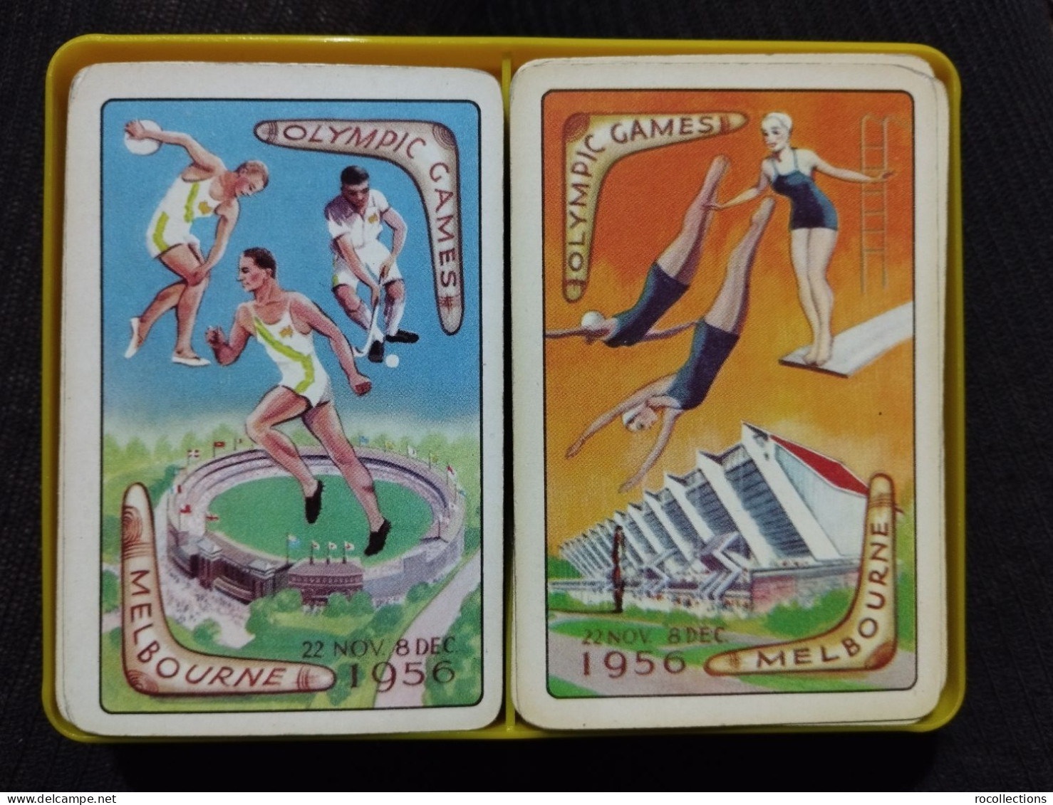 Playing Cards Australia Olympic Games Melbourne 1956.  Hudson Industries Carlton Victoria. See Description - Kartenspiele (traditionell)