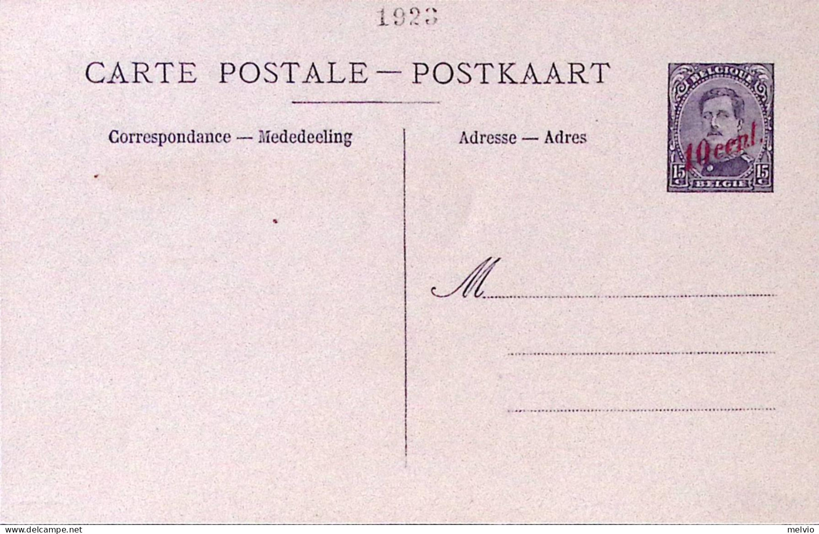 1936-Belgio Cartolina Postale C.10/15 Pubblicitaria OOSTENDE-DOVER, Nuova - Publicité