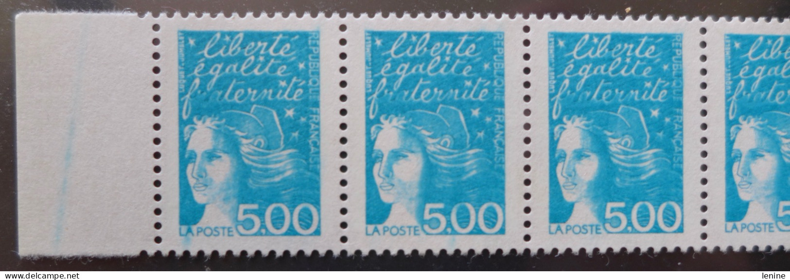 Superbe Variété D'impression En Dégradé Luquet YT 3097** Bande De 10 BDF RARE Luxe - Unused Stamps