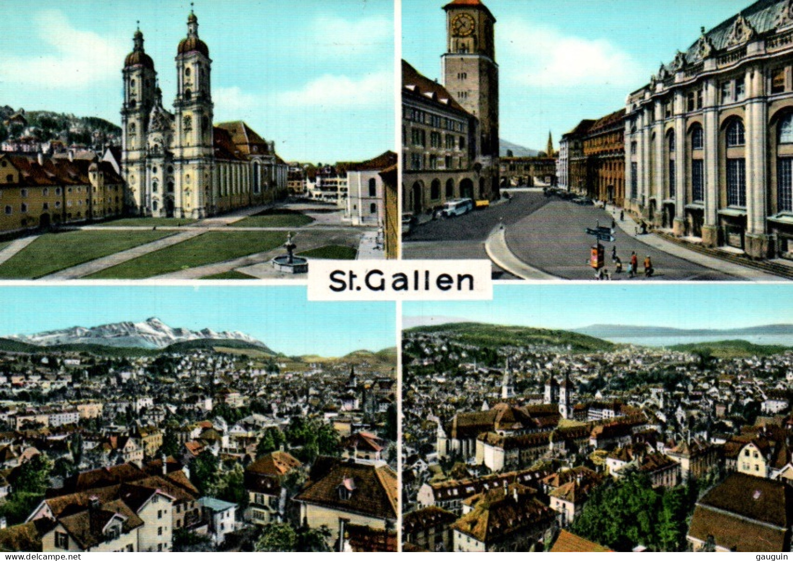 CPSM - St GALLEN - Multivues - Edition Photoglob.Wehrli - Sankt Gallen