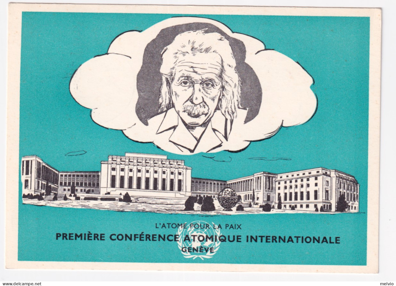 1955-Svizzera Ginevra/1 Esposizione Internazionale Atomo Per La Pace Annullo Spe - Andere & Zonder Classificatie