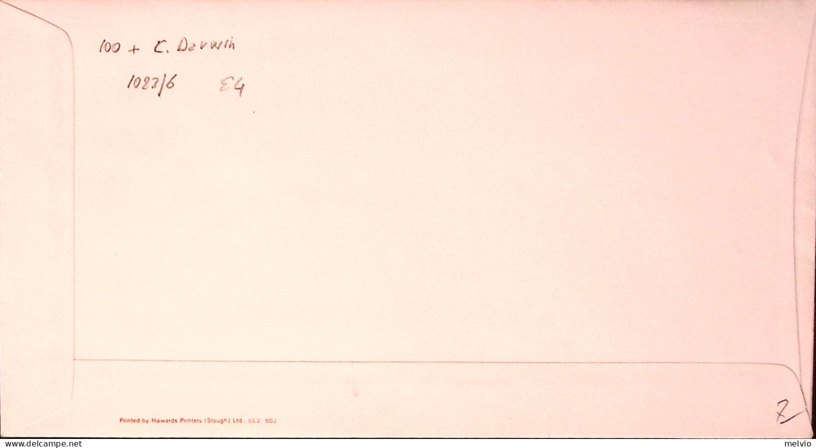 1982-GRAN BRETAGNA 100 Darwin Serie Cpl. (1023/6) Su Fdc - Lettres & Documents