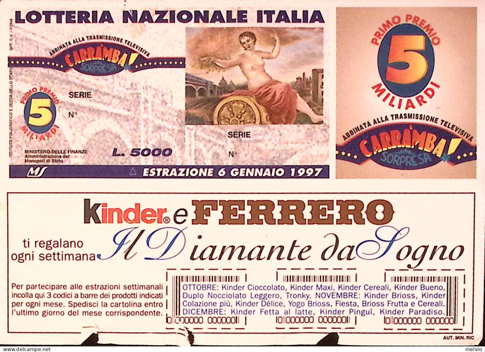 1997-FRODE POSTALE Cartolina Concorso RAI Con Palese Frode Milano (11.10) Non Ta - 1991-00: Marcophilie