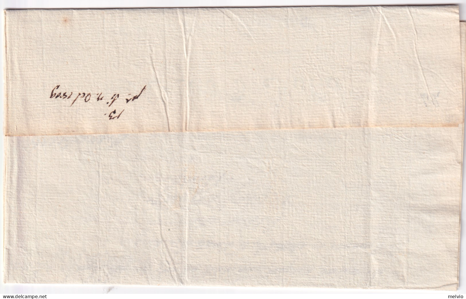 1809 NOVARA Ovale Rosso Su Lettera Con Intestazione A Stampa Completa Testo Il P - ...-1850 Préphilatélie