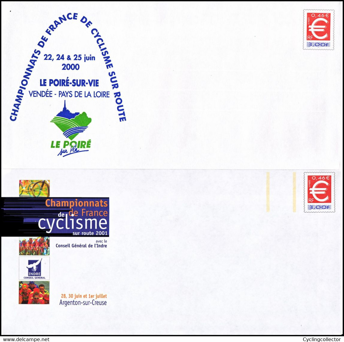 Lot 4 PaP  Championnats De France De Cyclisme Sur Route - 2000 - 2001 - 2005 - Cycling