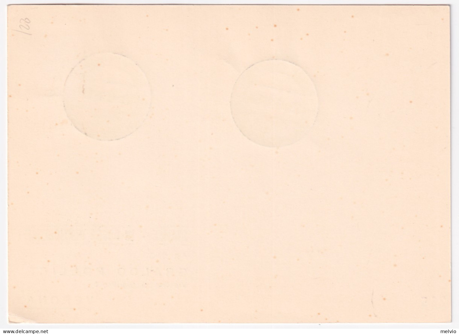 1956-VERONA 2 CONGRESSO U.I.S.P.T.T. (29.8) Annullo Speciale Su Cartolina - 1946-60: Marcophilia
