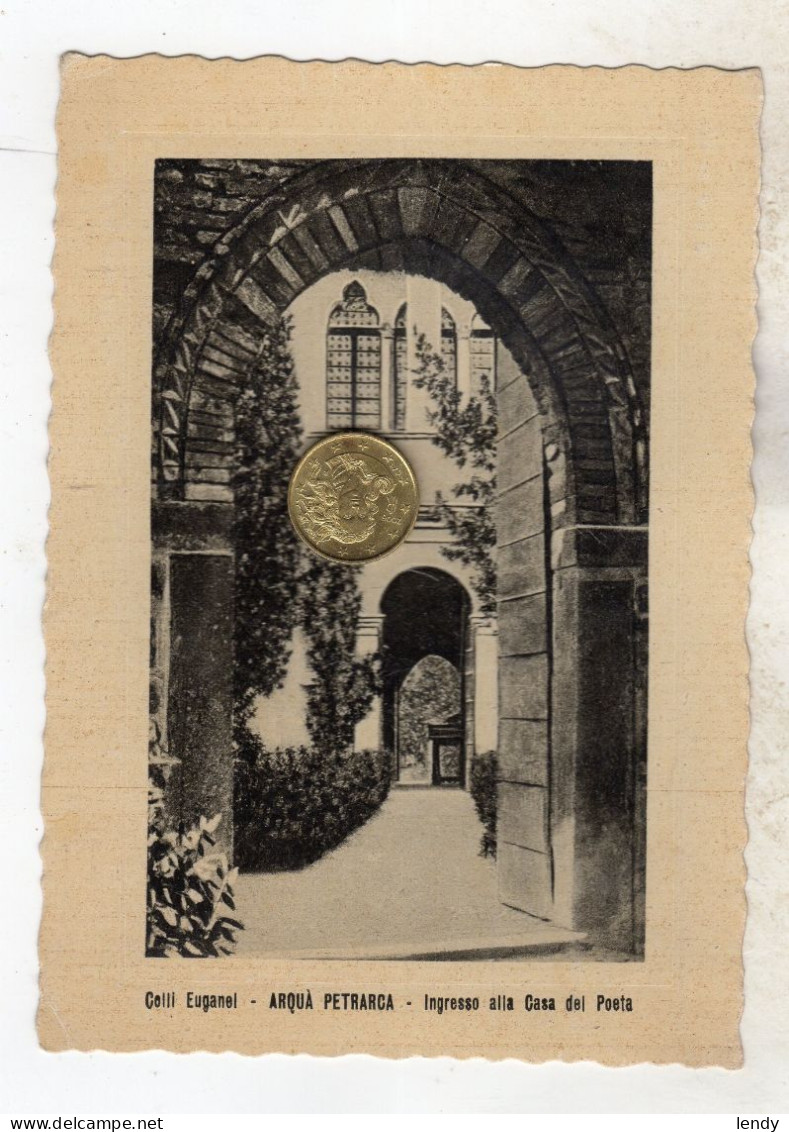 COLLI EUGANEI Arquà Petrarca NON  Viaggiata 1953  Anni 40 Formato Grande Rara Casa Del Poeta - Padova (Padua)