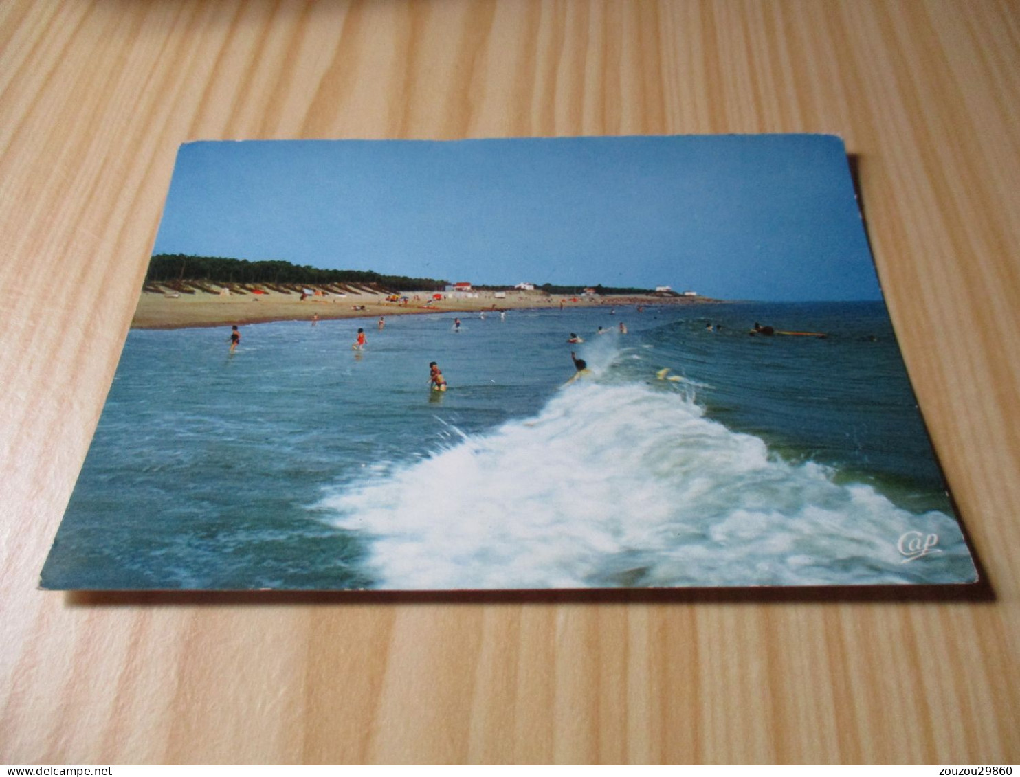 La Tranche (85).La Grière - La Plage à L'heure Du Bain - Carte Animée. - La Tranche Sur Mer