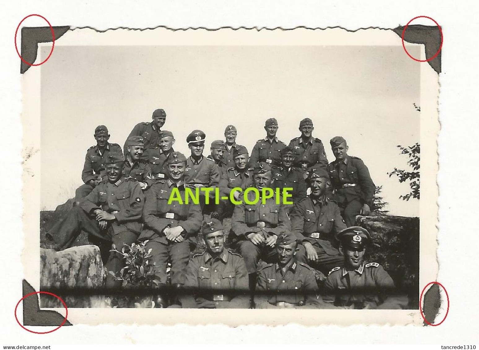 WW2 RARE PHOTO ORIGINALE Soldats Allemands à LE DONON Près Schirmeck 67 BAS RHIN Saint Dié Des Vosges - 1939-45