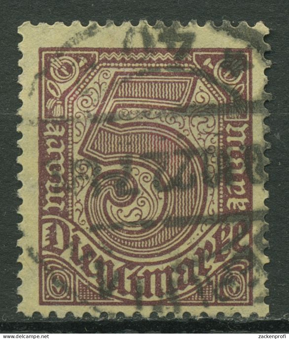 Deutsches Reich Dienstmarken 1920 Ohne Ablösungsziffer, D 33 C Gestemp. Geprüft - Servizio