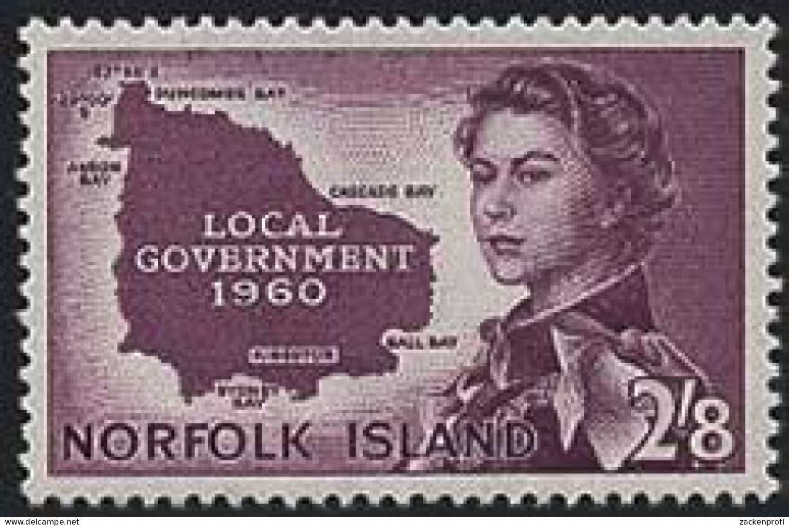 Norfolk-Insel 1960 Bildung Der Lokalen Regierung 40 Postfrisch - Isola Norfolk