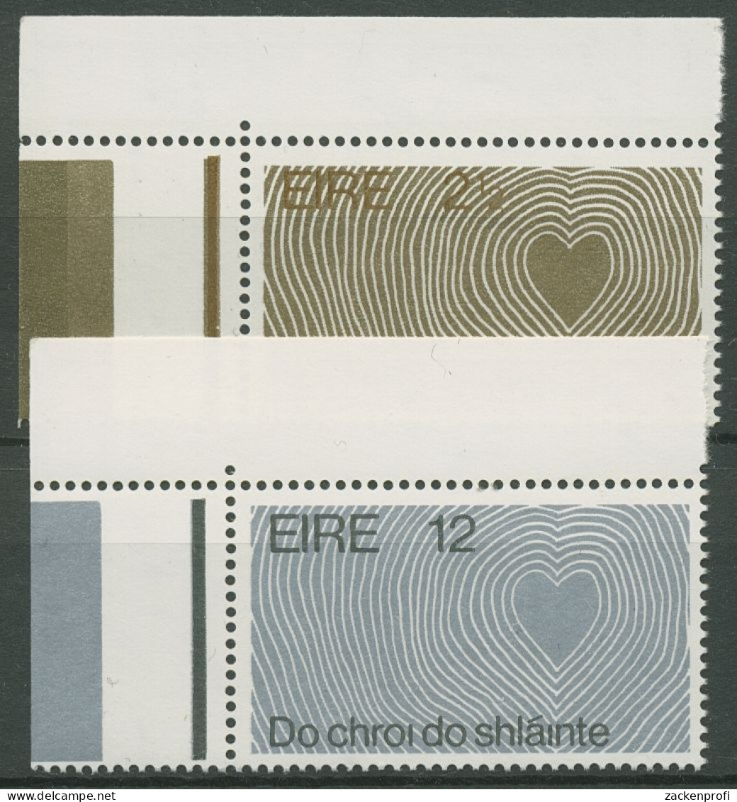 Irland 1972 Welt-Herzmonat 274/75 Ecke Postfrisch - Neufs