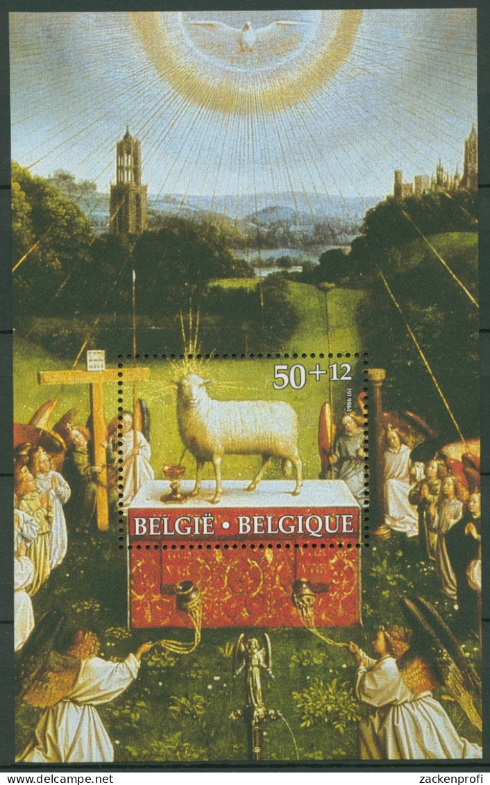 Belgien 1986 Kultur Genter Altar Brüder Van Eyck Block 56 Postfrisch (C91564) - 1961-2001