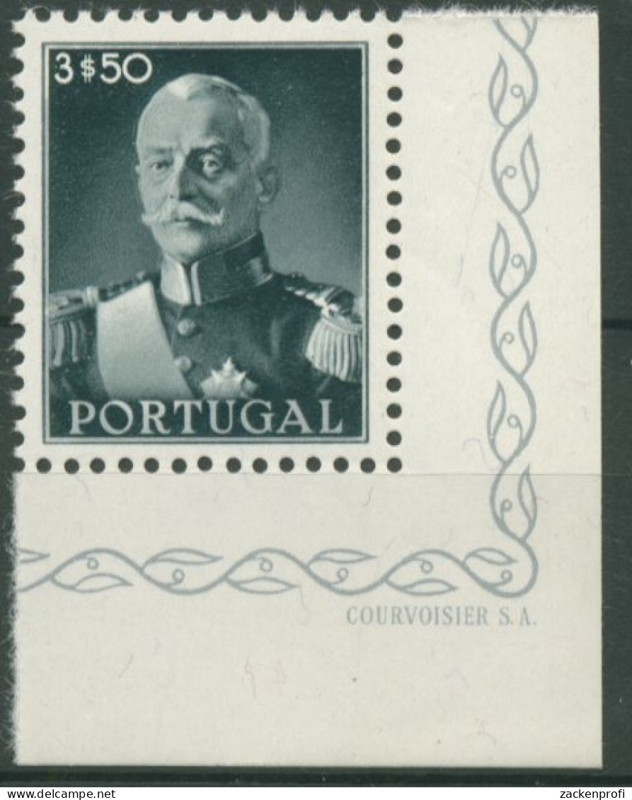 Portugal 1945 Präsident Carmona 688 Postfrisch, Einzelmarke Aus Block 8 - Ungebraucht
