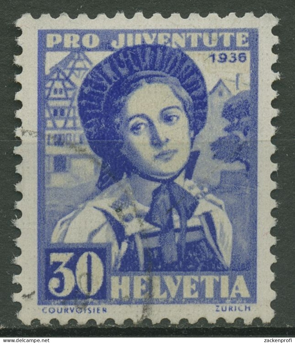 Schweiz 1936 Pro Juventute Frauentrachten (IV) 309 Gestempelt - Used Stamps