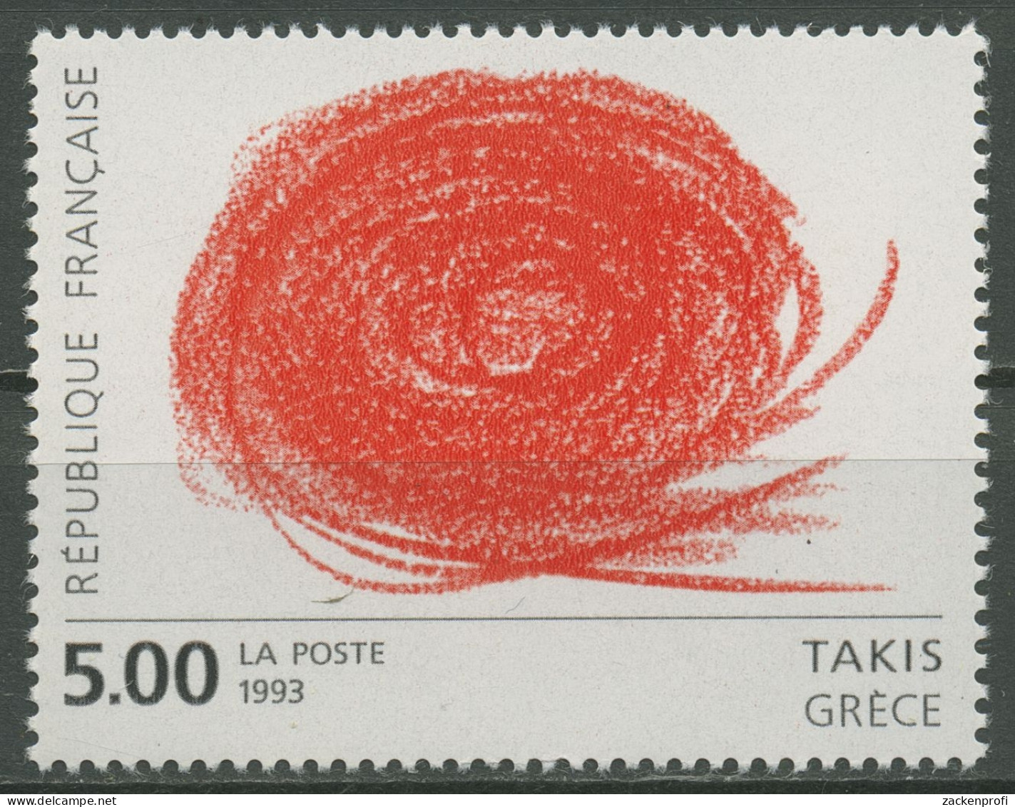 Frankreich 1993 Zeitgenössische Kunst Graphik Von Takis 2981 Postfrisch - Neufs