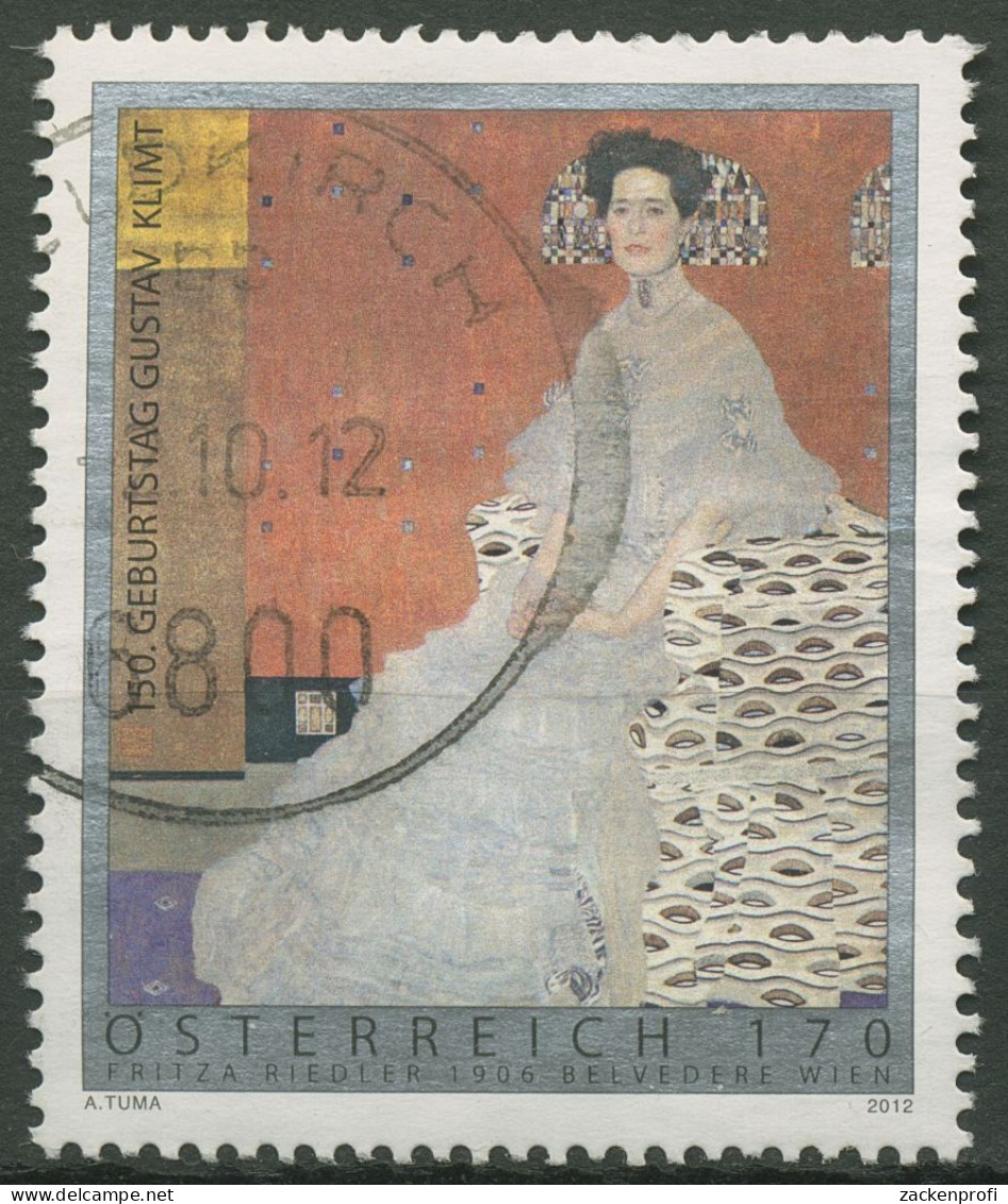 Österreich 2012 Maler Gustav Klimt Gemälde 3009 Gestempelt - Used Stamps