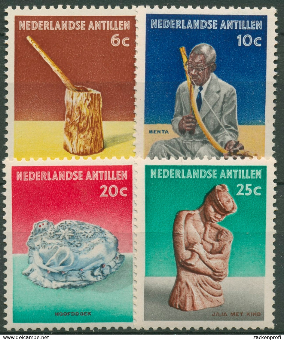 Niederländische Antillen 1962 Einheimische Kultur 120/23 Postfrisch - Curaçao, Antilles Neérlandaises, Aruba