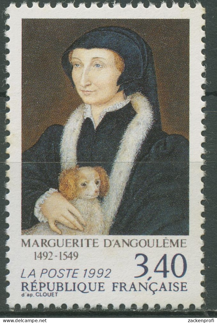 Frankreich 1992 Margarete V. Angouleme Königin V.Navarra Gemälde 2891 Postfrisch - Unused Stamps