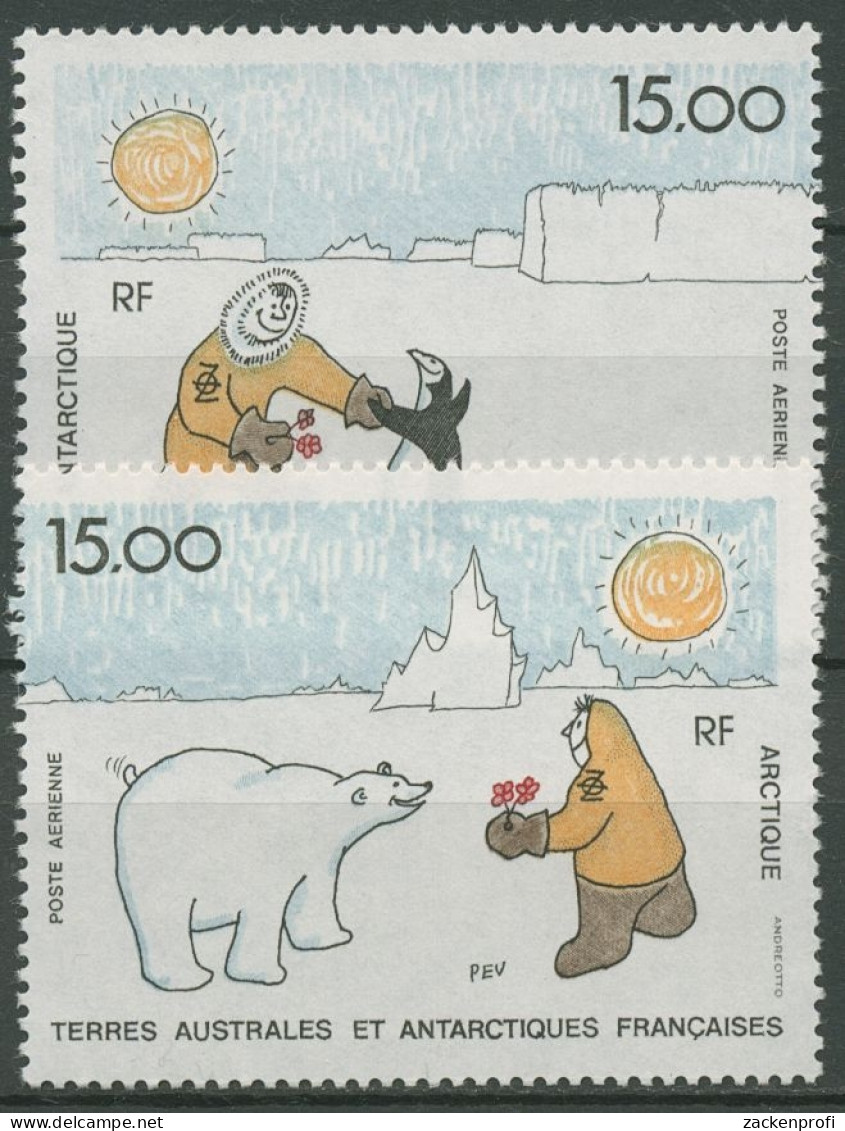 Franz. Antarktis 1991 Institut Für Forschung U. Technologie 283/84 Postfrisch - Unused Stamps