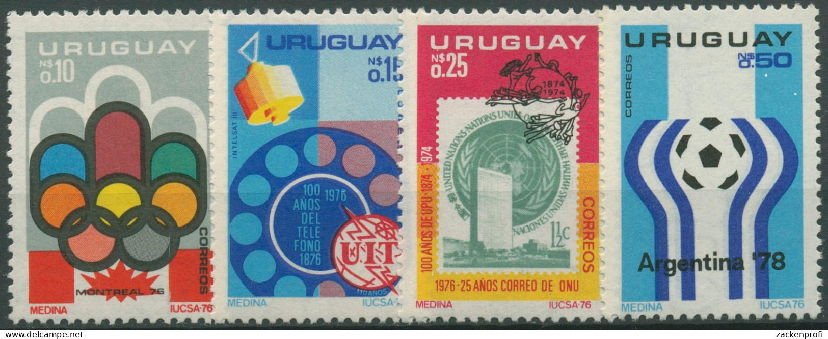 Uruguay 1976 Jahresereignisse 1402/05 Postfrisch - Uruguay