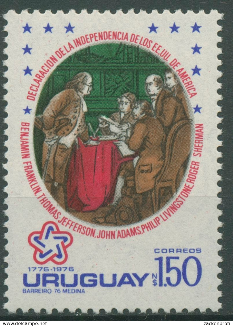 Uruguay 1976 Unabhängigkeitserlärung Amerikas 1413 Postfrisch - Uruguay