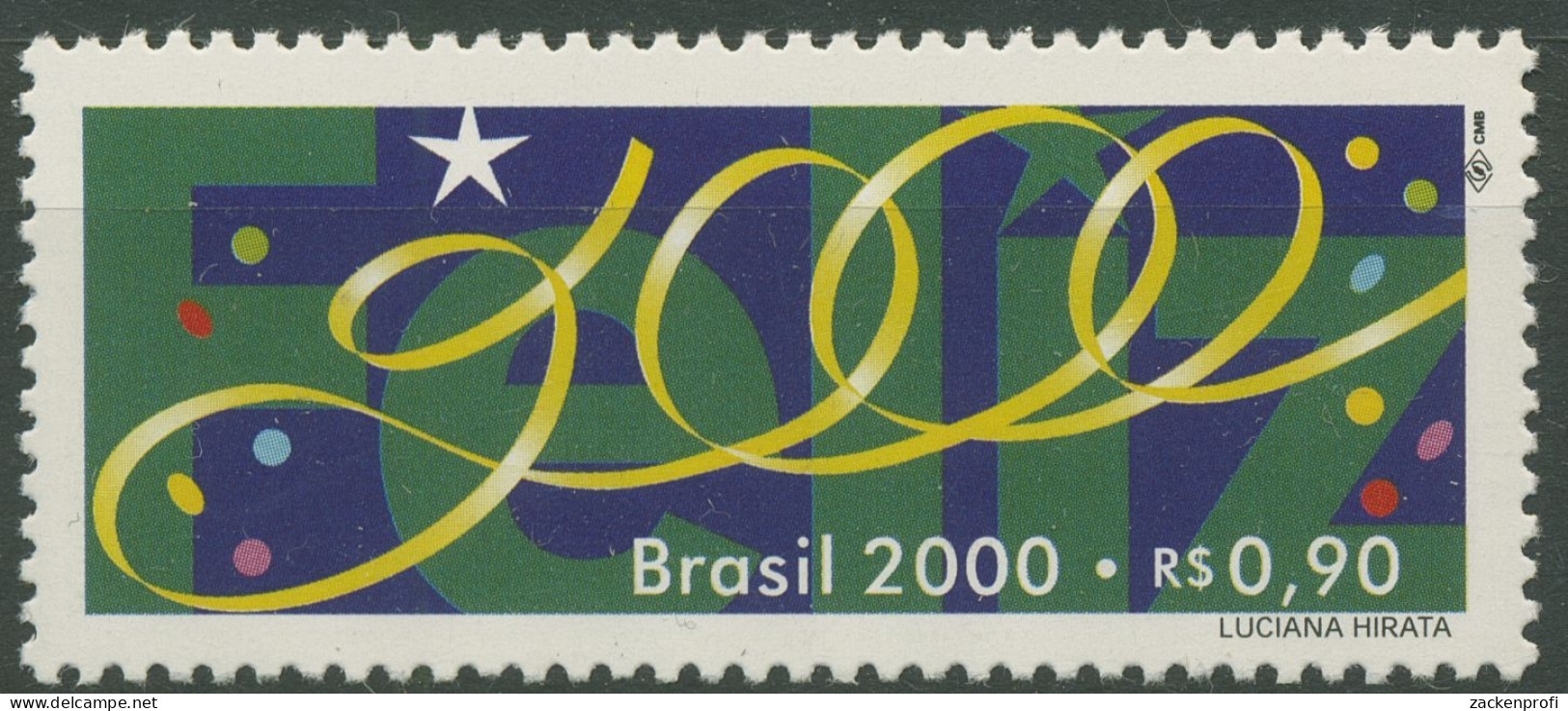 Brasilien 2000 Millennium Neujahrsgrüße 2989 Postfrisch - Neufs