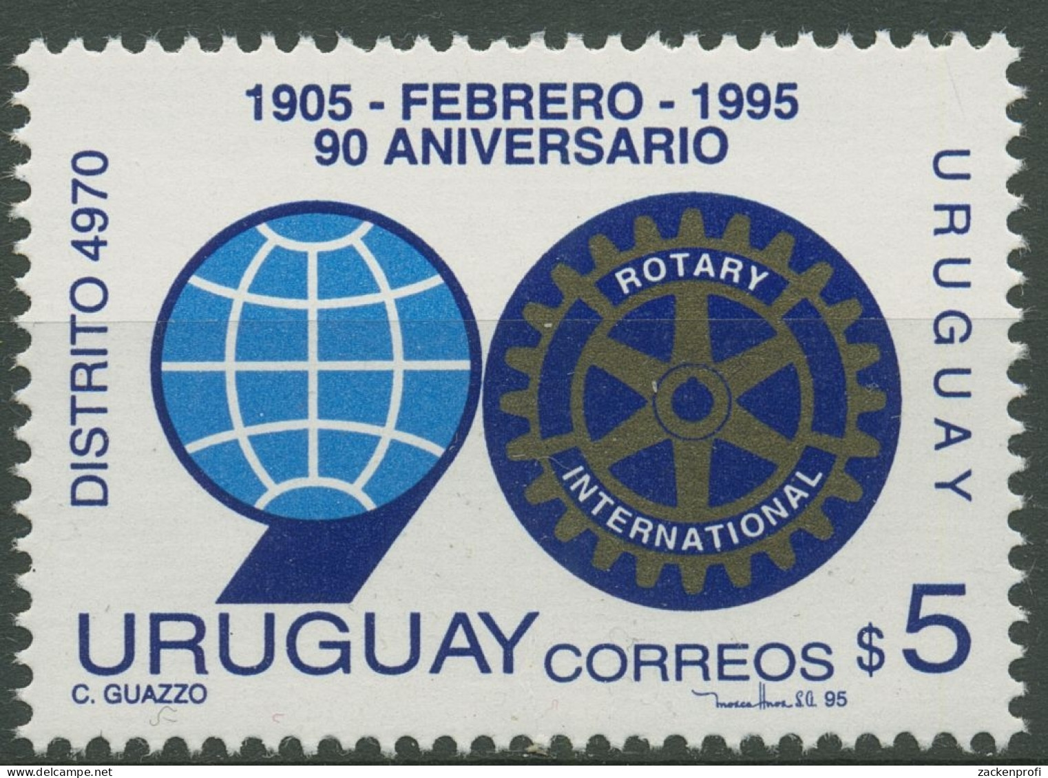 Uruguay 1995 Rotary International 2087 Postfrisch - Uruguay