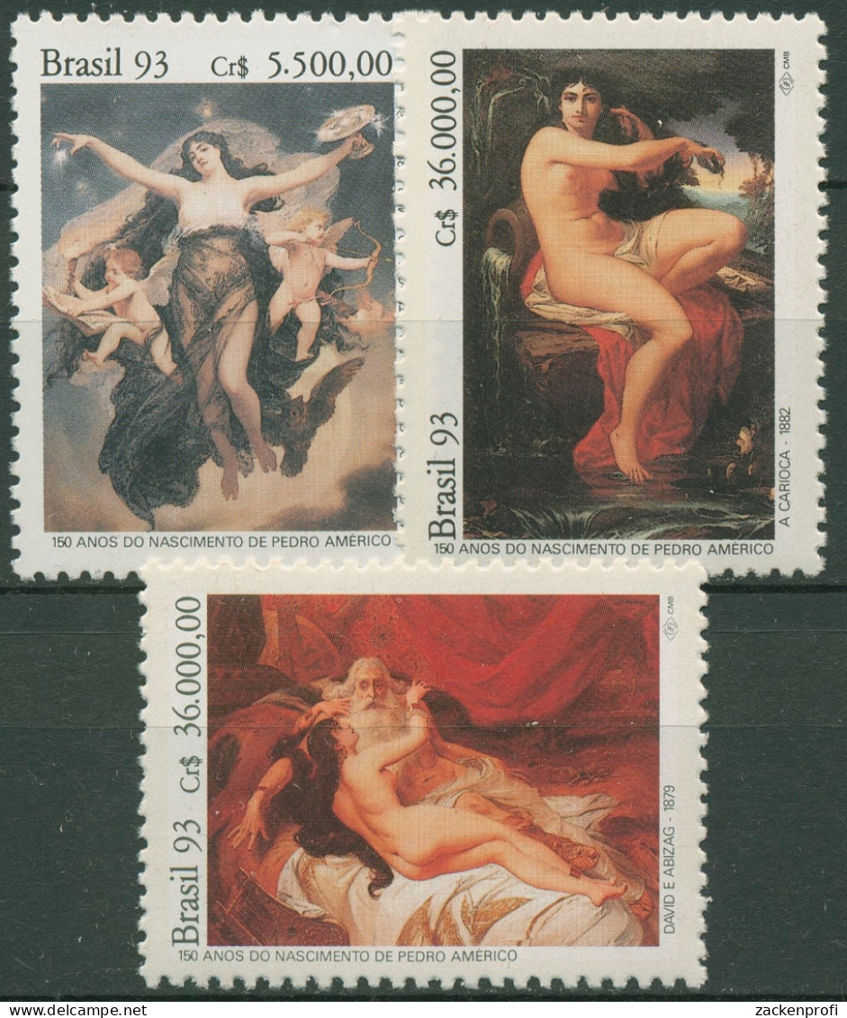 Brasilien 1993 Gemälde Maler Pedro Américo 2519/21 Postfrisch - Unused Stamps